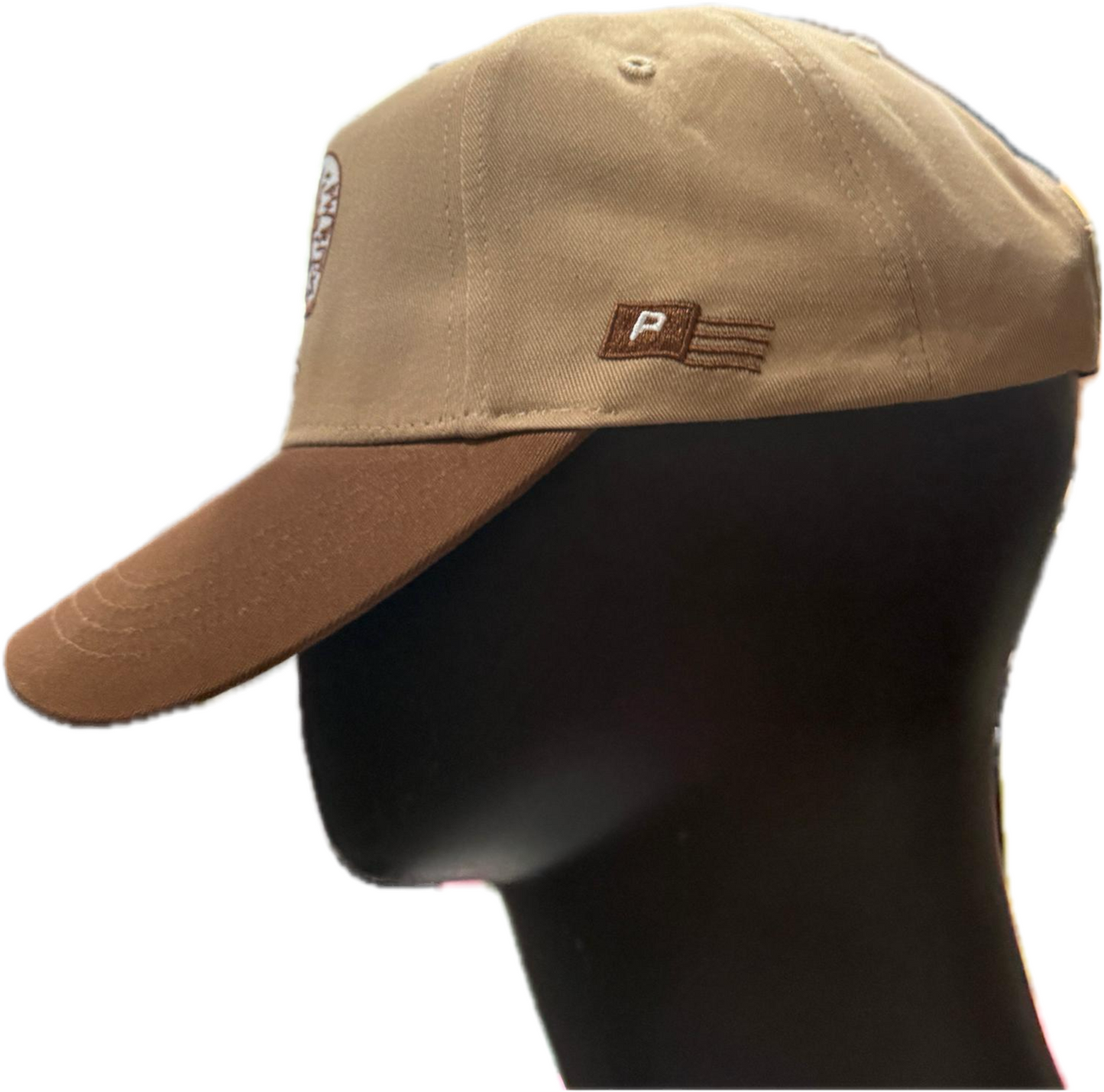 Mocha Two-Tone Embroidered Cap