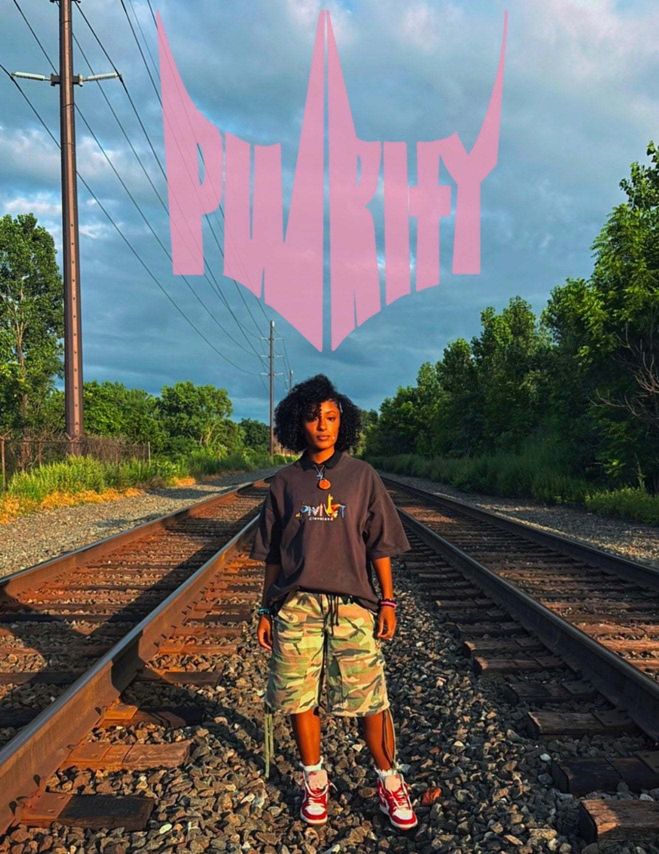 Cleveland Is PWRITY Graphic Tee – Vintage Black